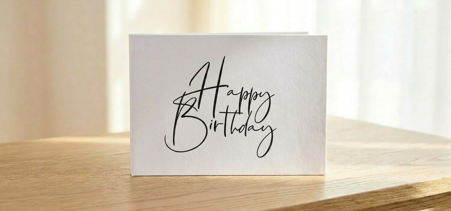Videobook birthday cover design