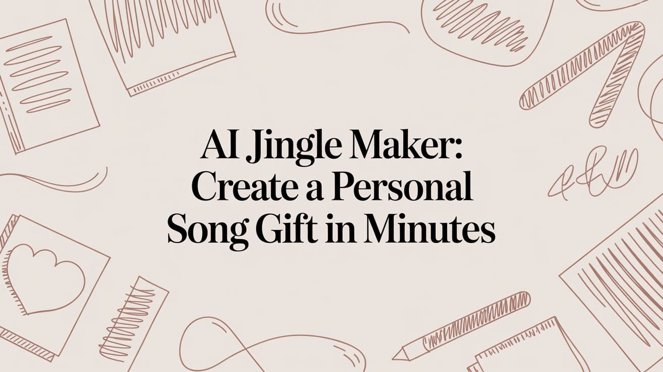 AI Jingle Maker: Create a Personal Song Gift in Minutes