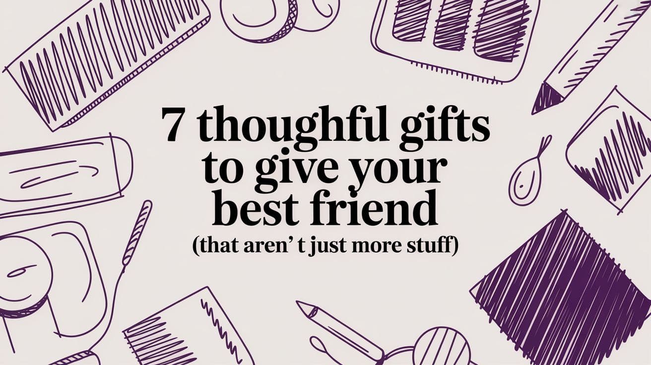 7 Thoughtful Gifts to Give Your Best Friend (That Aren't Just More Stuff)