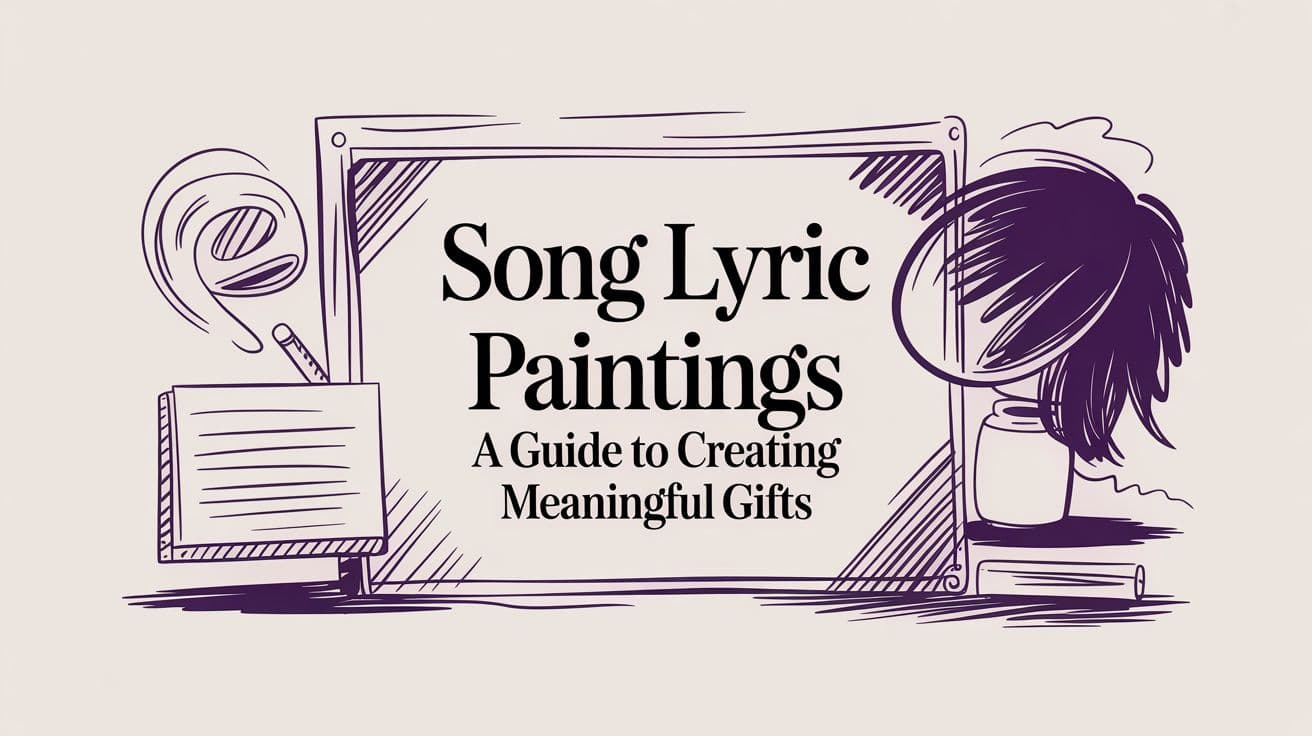 Song Lyric Paintings: A Guide to Creating Meaningful Gifts
