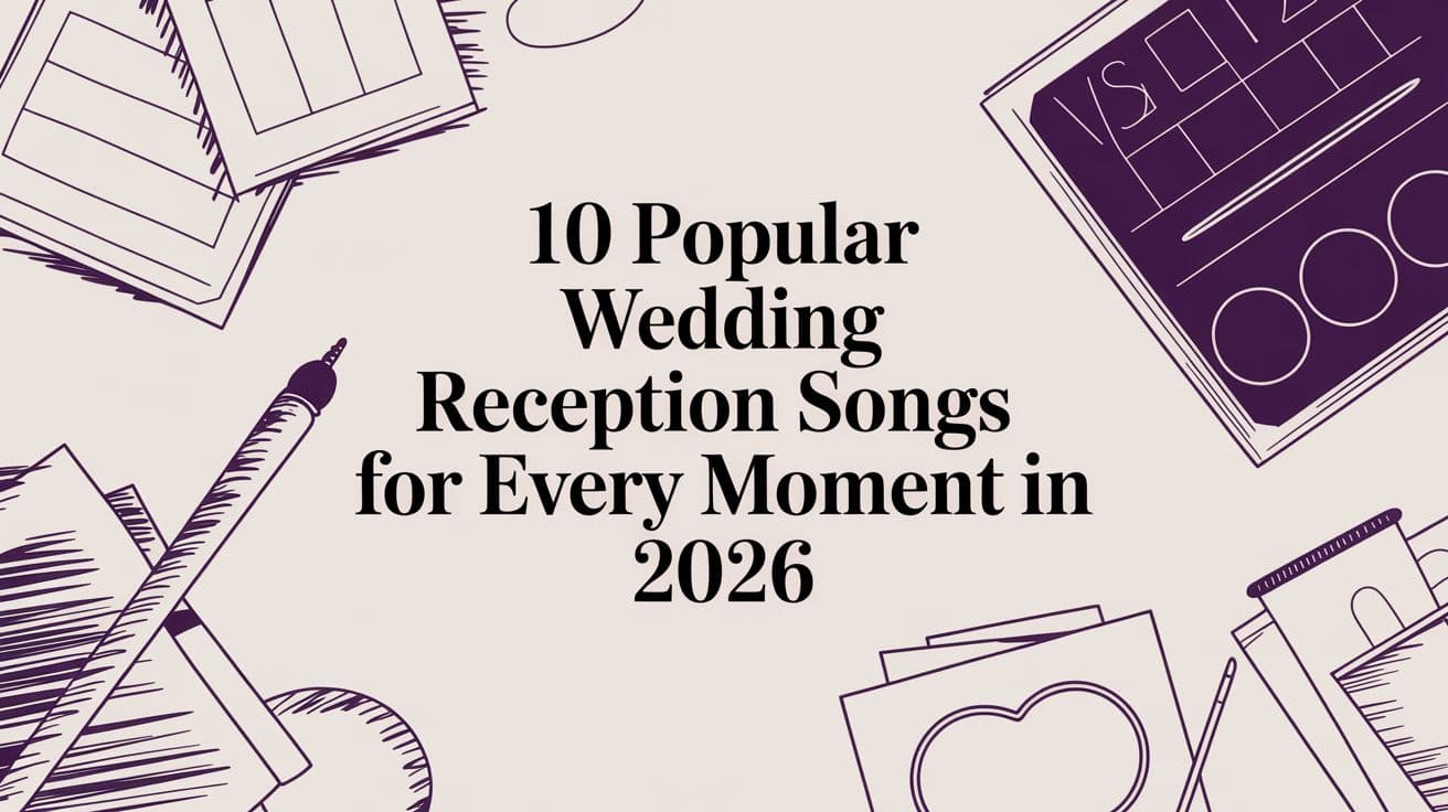 10 Popular Wedding Reception Songs for Every Moment in 2026